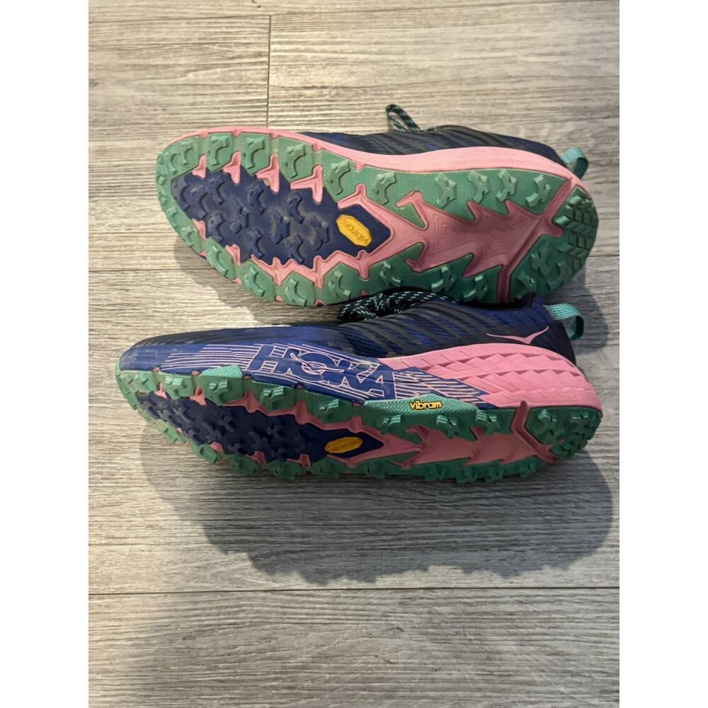Hoka One One Speedgoat 4 Vibram Women's Trail Running Sneaker Shoes US Size 10 - Picture 4 of 8